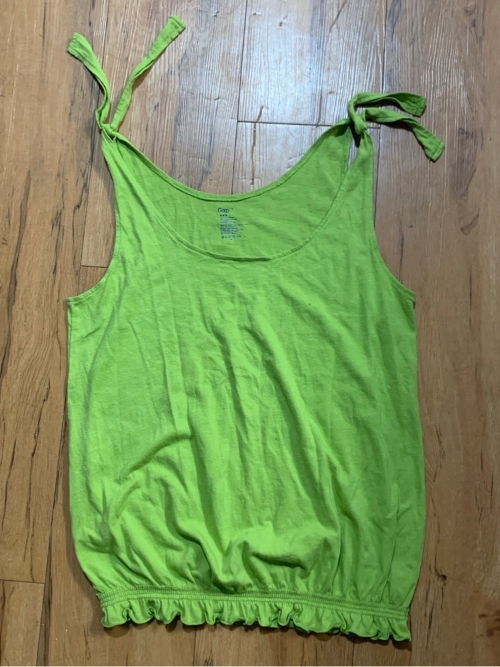 2009 matcha Green gap tank top